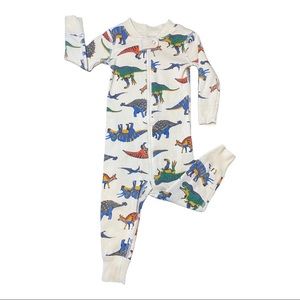 Hanna Andersson Dino Roar Zip Sleeper Pajama